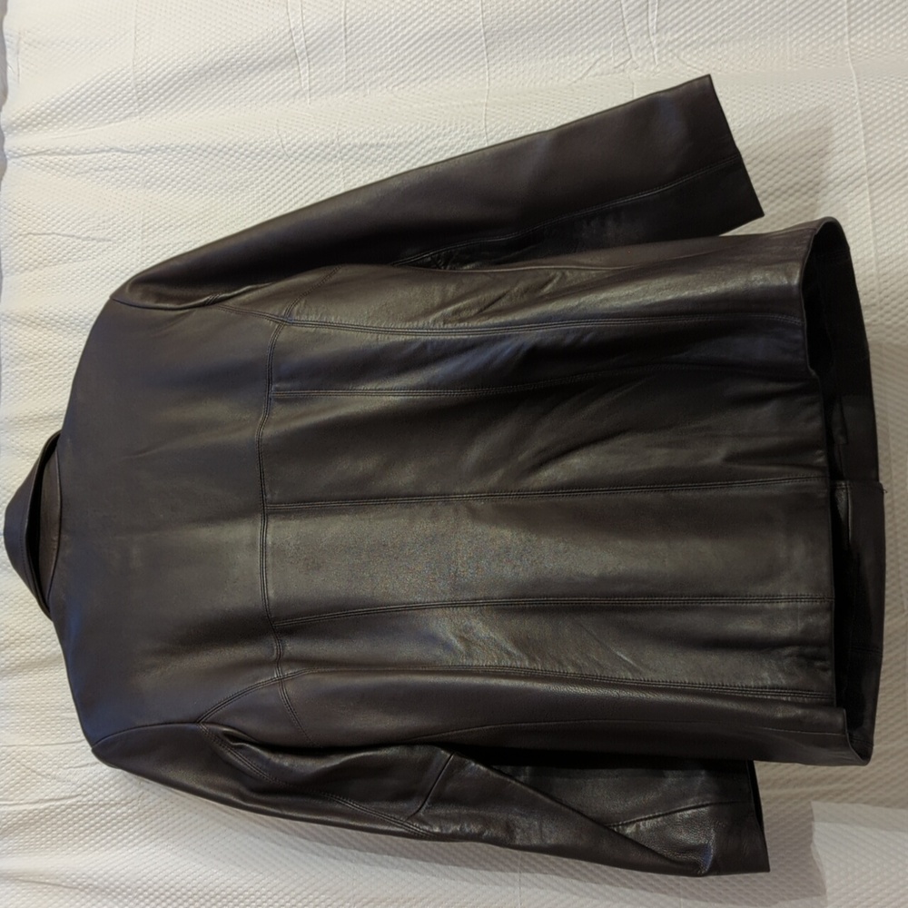 Siena Leather Blazer - Picture 7 of 8